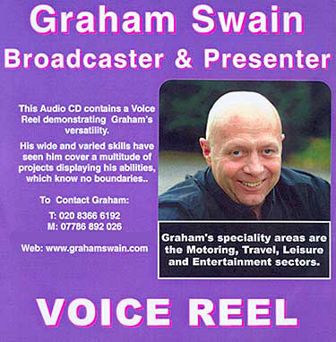 Graham Swain Voice Reel CD